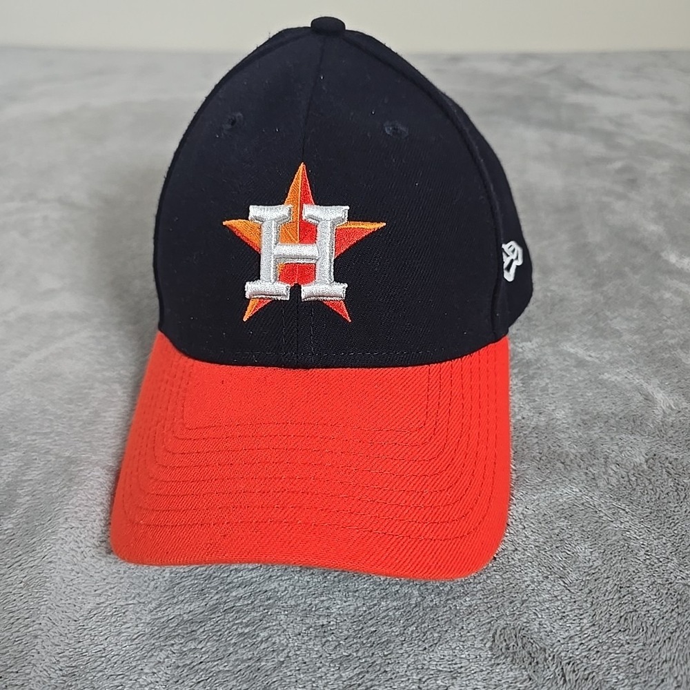 New Era Houston Astros Hat Mens Blue Baseball Cap Adjustable Straps MLB